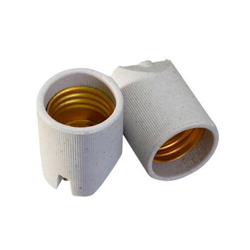 Bocal Soquete Receptáculo De Porcelana Sem Rabicho E-27