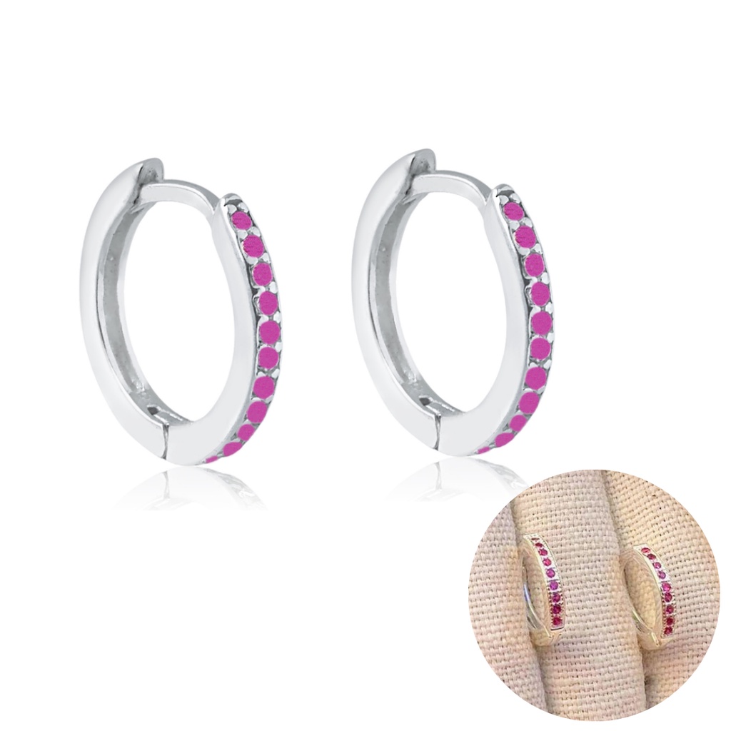 Brinco Pedra Rosa Pink: Onde Comprar | BuscaProdutos