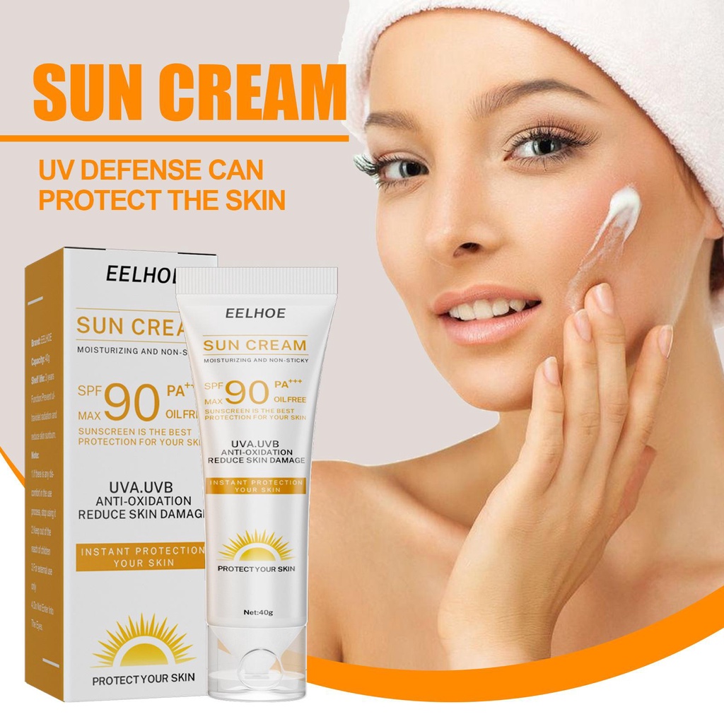 Protetor Solar Spf 90 Creme Branqueador Para O Corpo Facial Hidratante