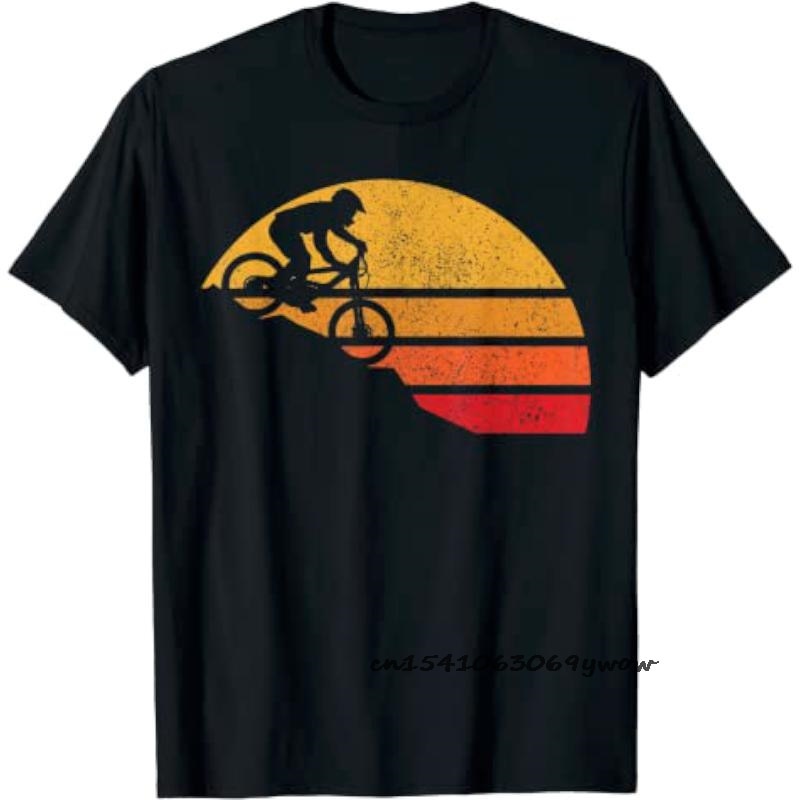 LYZH Mountain Bike Ciclo Dos Homens Camisetas Vintage Downhill Montar MTB Nova Camisa Para Homem Puro Algodão Impressão