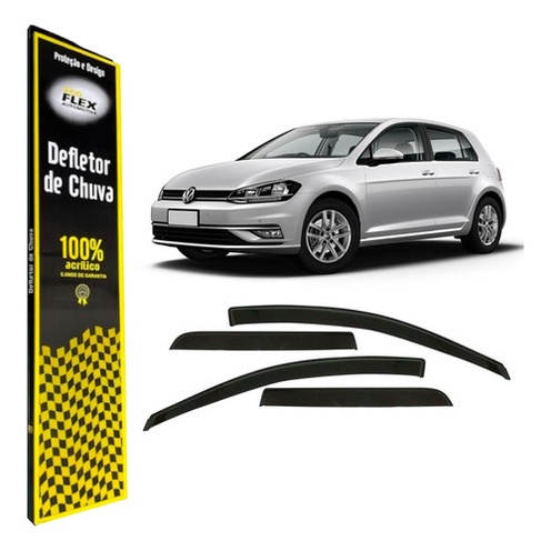 Calha de Chuva Defletor Golf 2016 a 2020 4 Portas