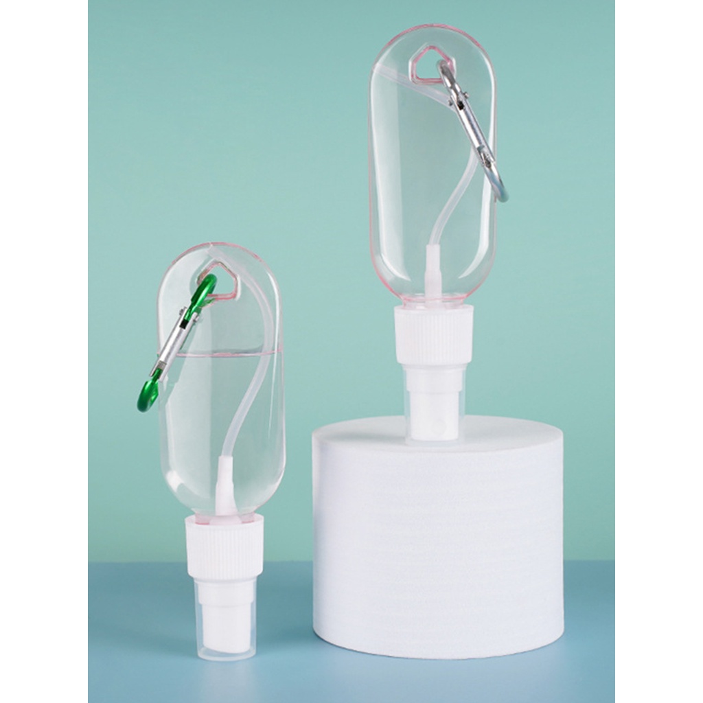 Frasco De Spray Vazio De Plástico Transparente Para Maquiagem E Cuidados Com A Pele Para Viagem e álcool 50ml T-310-2