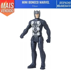 Brinquedo Mini Boneco Avengers Vingadores Marvel Articulado 10 cm