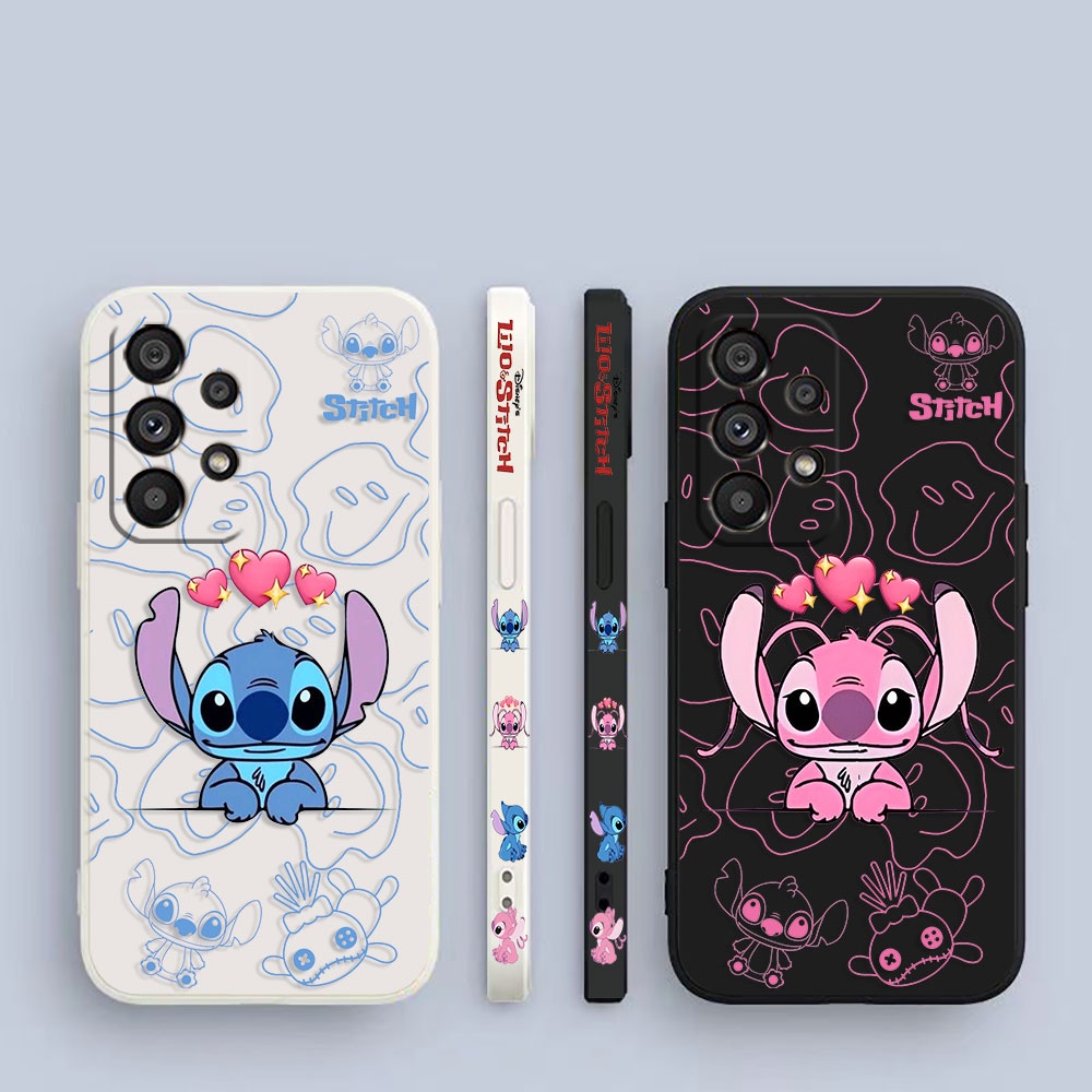 Lilo E Stitch Adorável Estojo De Telefone Impresso Para Samsung Galaxy A22 A21 S A20 A14 A13 A12 A11 A10 A9 A8 Plus A04 A03 A02 A01 Core 5G