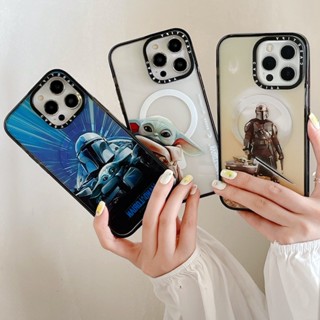 Star Wars Mandalorian Grogu Baby Yoda Transparente Capa Rígido Para iPhone 15 14 13 12 11 Pro Max Plus