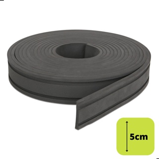 Eva Flexível 5cm Largura Rodapé Roda Meio 10 Metros Modelo 5c2 Cinza em Oferta na Shopee
