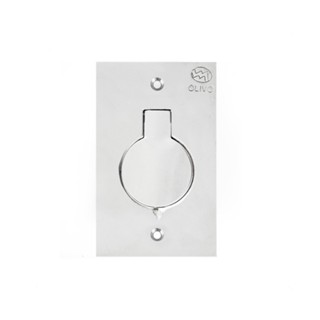 Placa Piso 4x2 Tomada Alumínio