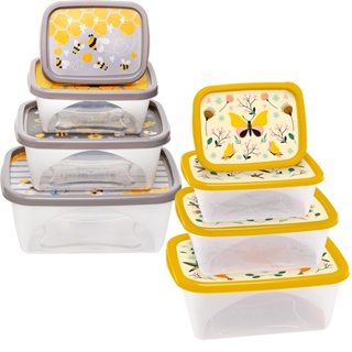 Kit Pote Organizacionais Marmita Com Tampa Vedação Alimentos em Oferta na Shopee