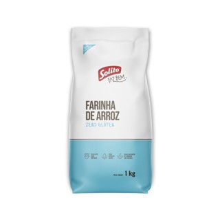 Farinha De Arroz Sem Glúten - Solito 1kg