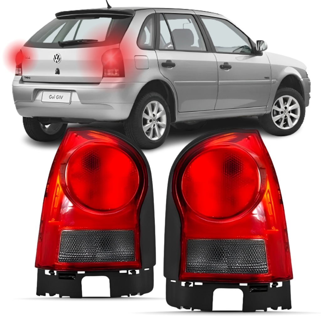 Lanterna Gol G4 2006 2007 08 09 10 11 12 2013 2014 Fumê em Oferta na Shopee