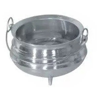 Panela Tripé Alumínio Polido 22 Cm X 11 cm 4,7 Litros Feijão Nº8 Sem Tampa em Oferta na Shopee