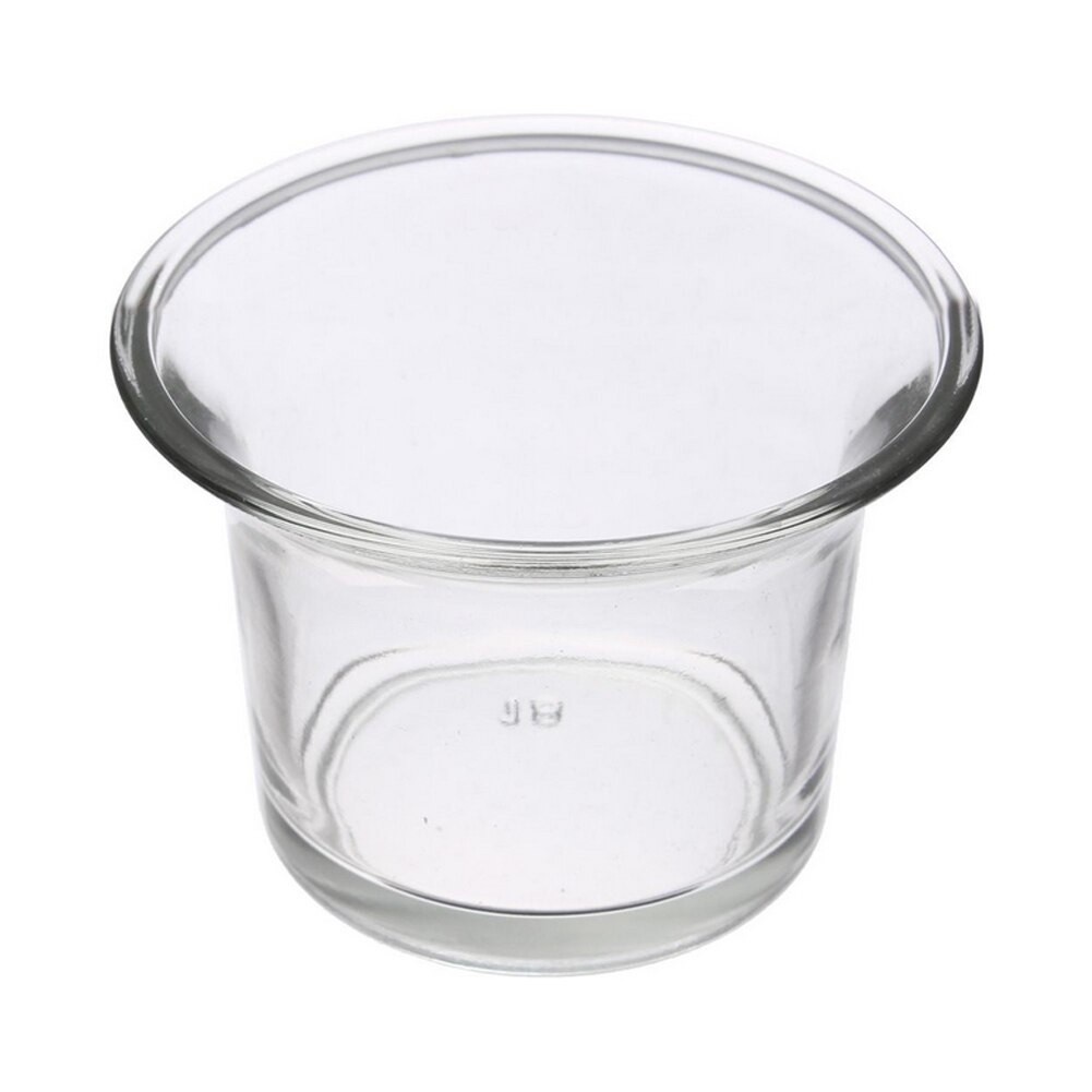 Kit 10 Castiçal De Vidro Redondo Para Decoração Pote Porta Vela Candelabro Decorativo Enfeite Casa