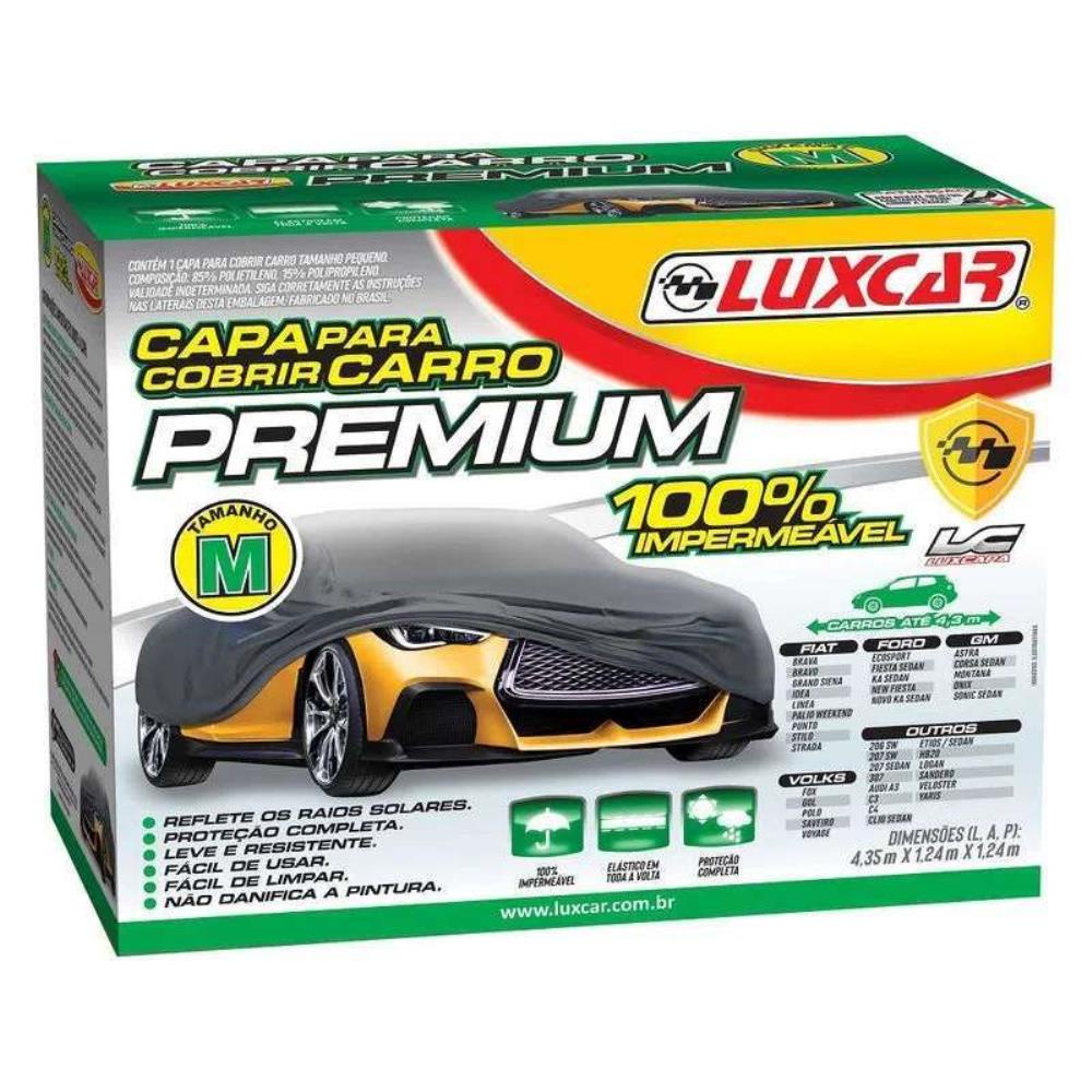 Capa Para Cobrir Carro Premium - Tamanho M Luxcar