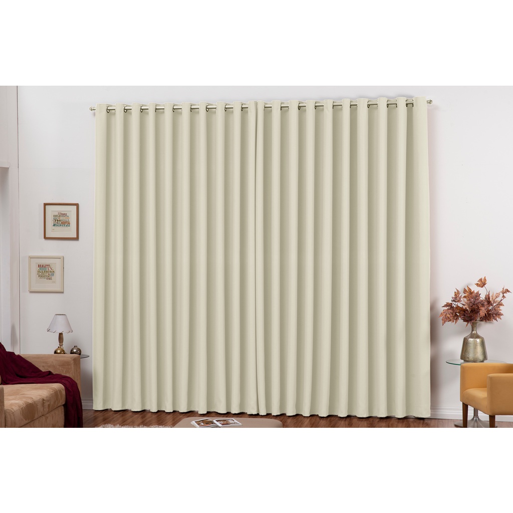 Cortina Blackout Em Tecido 4,00x2,50 Corta Luz em Oferta na Shopee