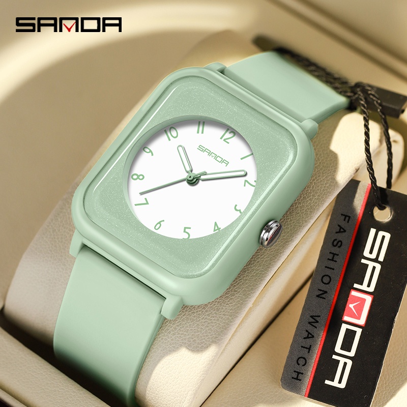 Sanda Popular Casal De Cores Sólidas Moda Simples Relógio De Luxo Esportivo SD6127-8