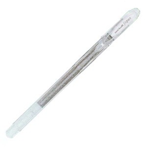 Caneta gel sparkling signo 0.7mm UM-120SP Prata Uni-Ball