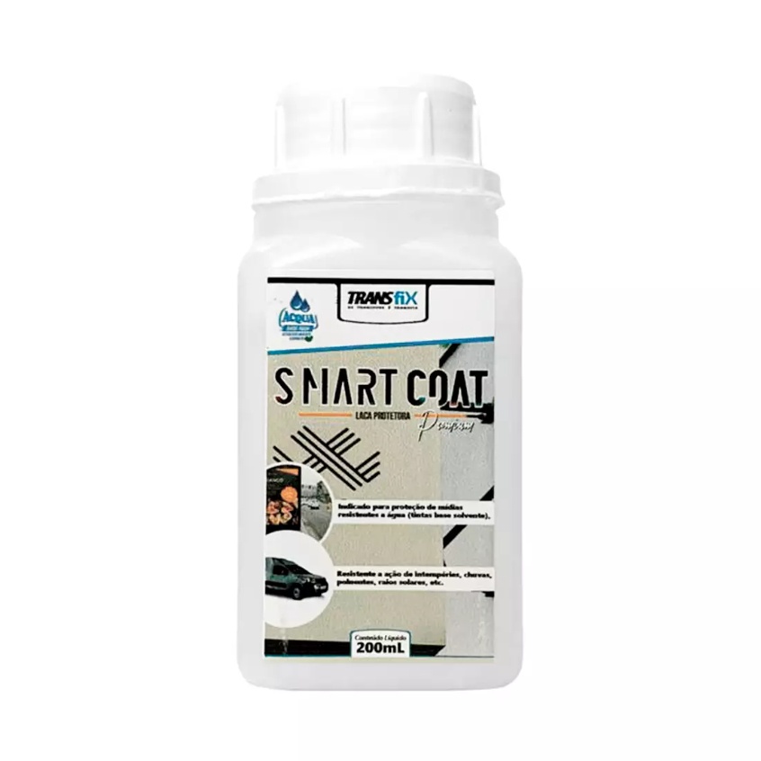 Verniz Laca Protetora Smart Coat Fosco Transfix - 200ml