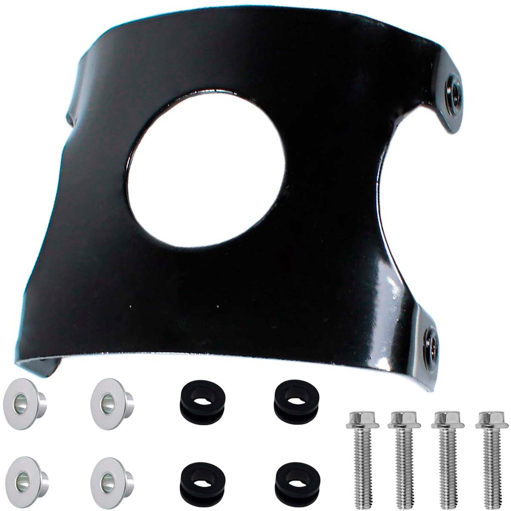 Suporte do paralama dianteiro CBX150 Aero CBX200 Strada 1988 a 2003 aranha com parafusos coxim e bucha de fixação