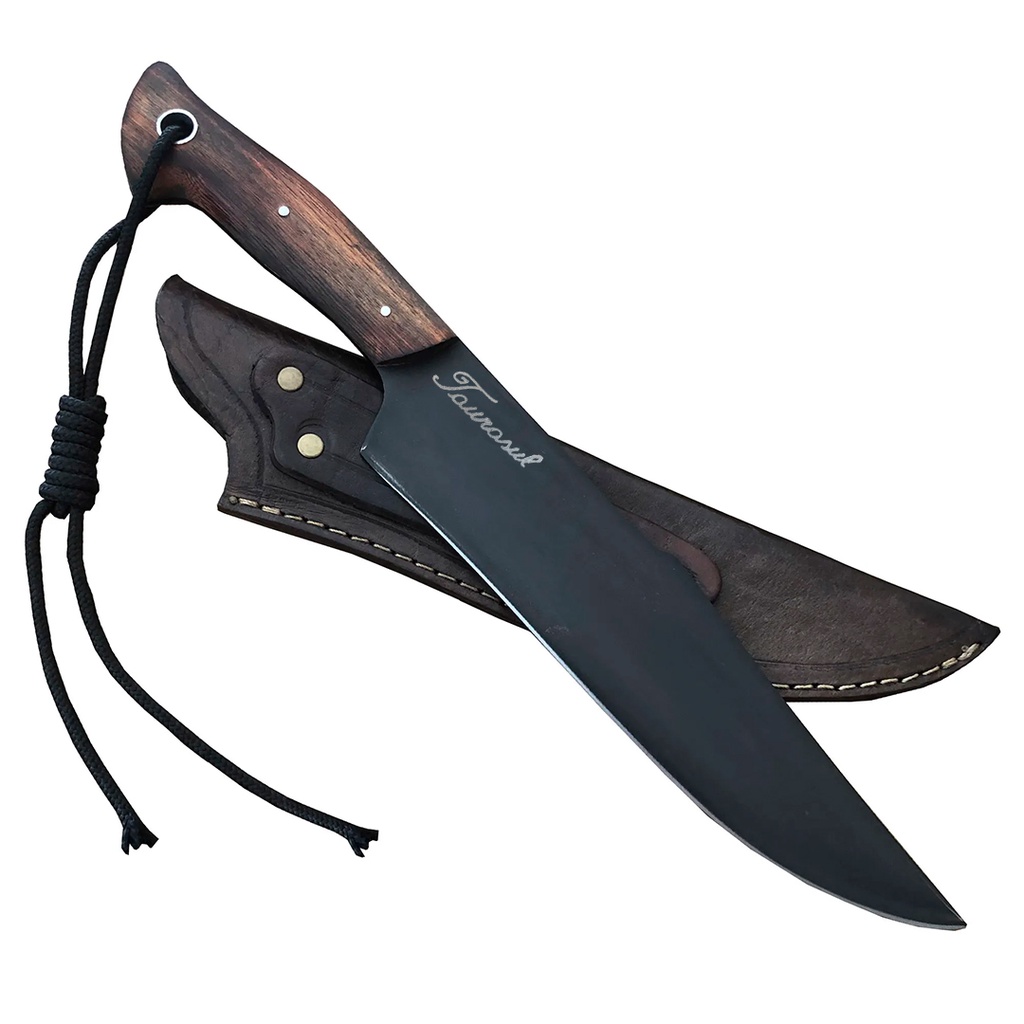 Faca Bowie,  Aço Carbono fosfatizado 10"