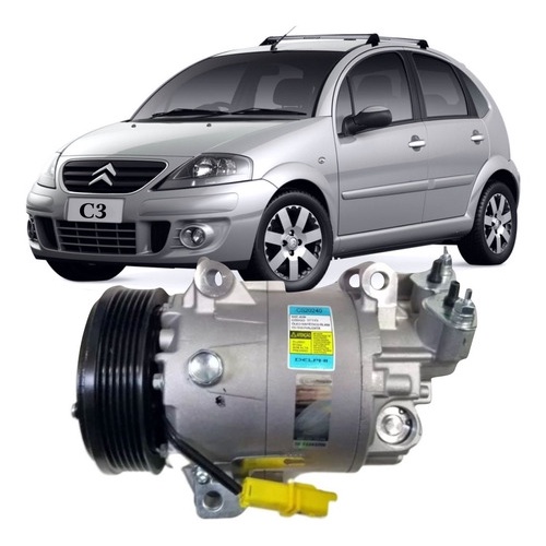 Compressor Delphi Citroen C3 Aircross Peugeot 206 207 Hoggar 1.4 1.6 2009 2010 2011 2012