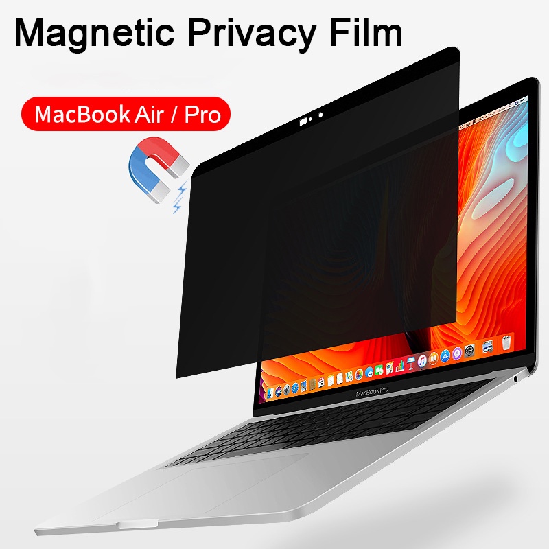 Filtro De Privacidade Magnético Para Macbook Air 13 M1 M2 2020 2022 Pro 14 15 16 12 Protetor De Tela Anti-Espionagem Filme/Brilho Fosco