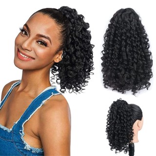 drawstring ponytail for Black Women Kinky curly Extensão Para Cabelos Sintéticos