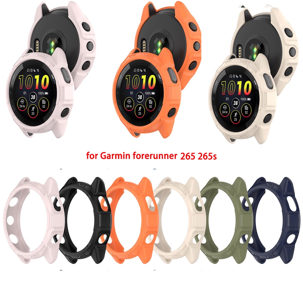 Capa Macia De TPU Para Garmin Forerunner 265 265S Protetor De Tela De Relógio Slim em Oferta na Shopee