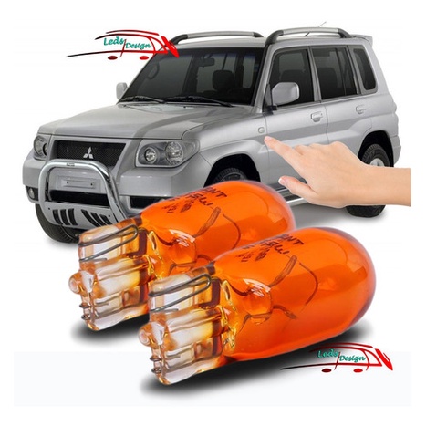 2 Lâmpada Laranja Seta Pisca Lateral Para-lama Pajero Tr4