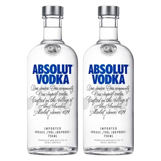 KIT 02 VODKA ABSOLUT 750ML