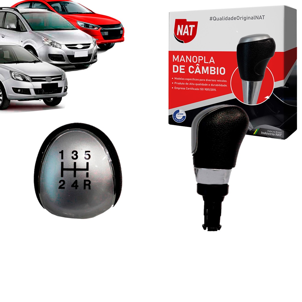 Manopla de Câmbio Jac J3 J5 J6 Ano 2013 Até 2016 C/5 Marchas em Oferta na Shopee