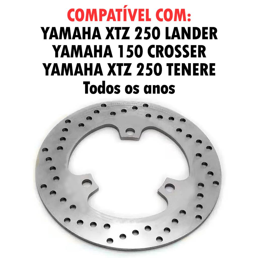 Disco de Freio Traseiro Tamaha Xtz 250 Crosser 150 Tenere Modelo Original — imagem 2 de 2
