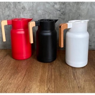 Garrafa Térmica Wood Fashion 1 L bambu- cores em Oferta na Shopee