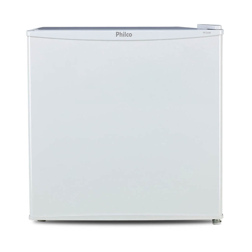 Frigobar Philco 45L 1 Porta Degelo Manual e Porta Garrafas PFG50B Branco