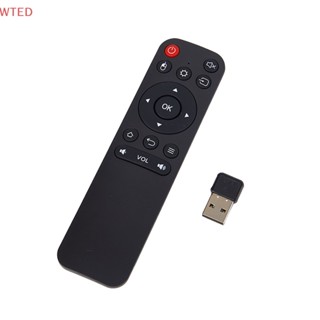 (WTED) Universal 2.4G Controle Remoto Do Teclado Mouse Sem Fio Com Receptor USB Para Android TV Box/Smart/Windows PC