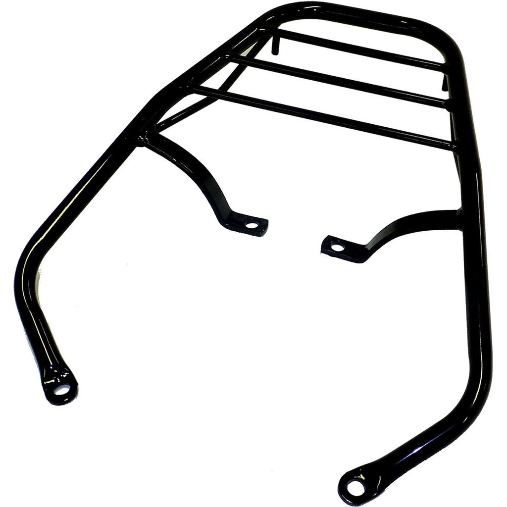 BAGAGEIRO SUPORTE DE BAULETO REFORÇADO PRETO BIZ 100 1998 ATÉ 2005 POLIMET
