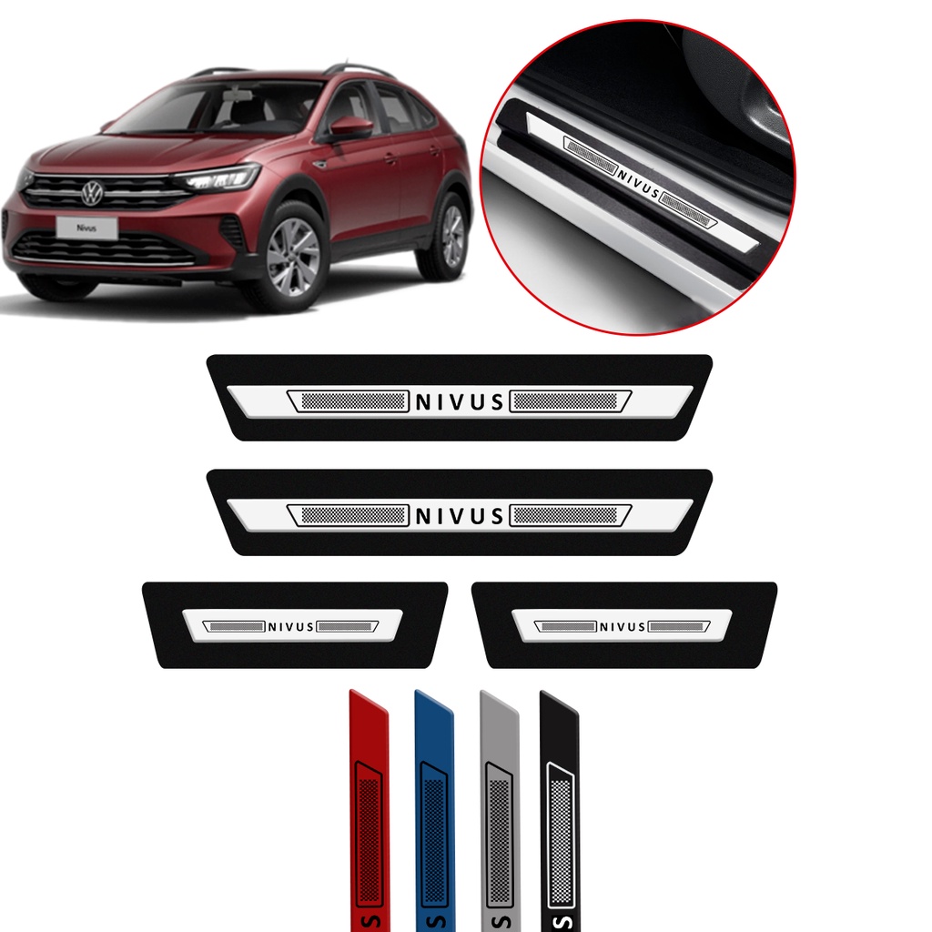 Soleira de Porta na Cor do Carro para Volkswagen Nivus