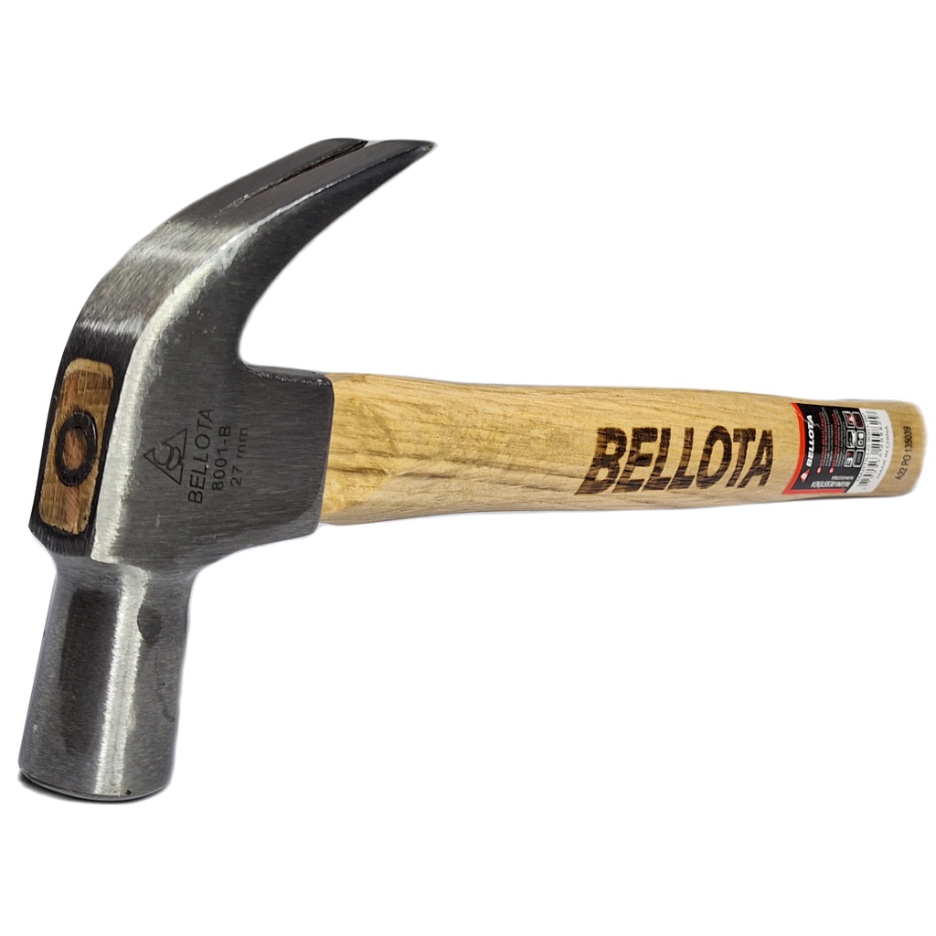 Martelo Unha Bellota 8001b 27mm Aço Carpinteiro Marceneiro