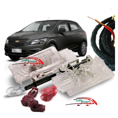 Kit Lanterna Porta-luvas + Porta-malas Onix Prisma Ls Lt Joy
