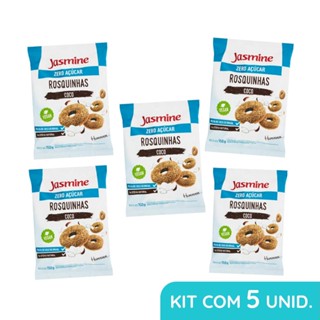 KIT COM 5 ROSQUINHA ZERO AÇUCAR COCO - 150G