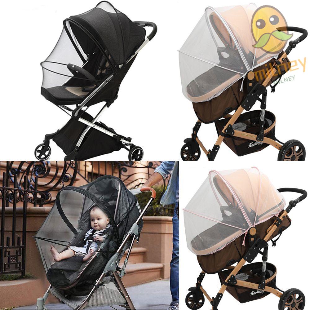 MILLNEY 1pc Carrinho De Passeio Mosquiteiro Segurança Para Exterior Tampa Completa Acessórios Rede Anti-bug