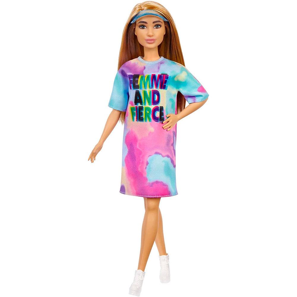 Barbie Fashionistas Loira Vestido Tie Dye - Mattel - Mom & Baby