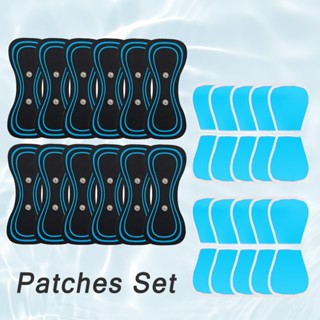 Almofadas De Gel De 5/10pcs Para Massageador De Pescoço EMS Massajador Patch Back De Músculos Adesivo De Estimulação De Pulso
