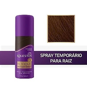Retoque Instantâneo Koleston Wella Spray Castanho Escuro 100ml