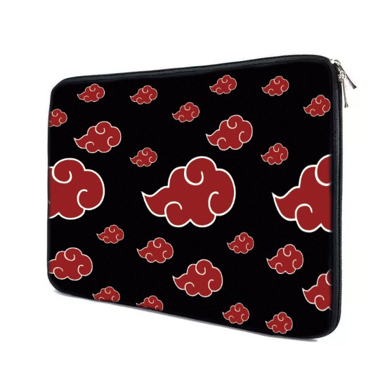 Capa Case Notebook 15.6 Personalizado Ninja nuvens vermelho