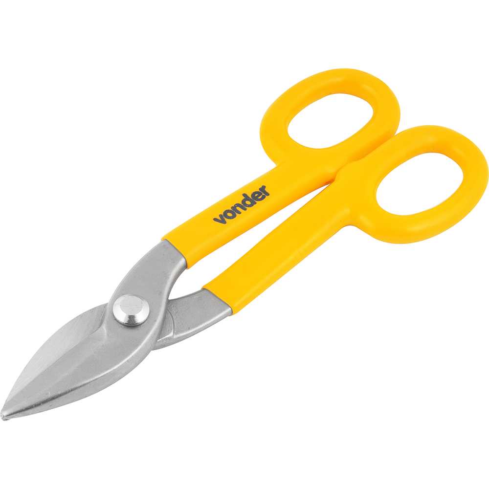 Tesoura Para Chapas Americana 8'' Corte Reto Vonder