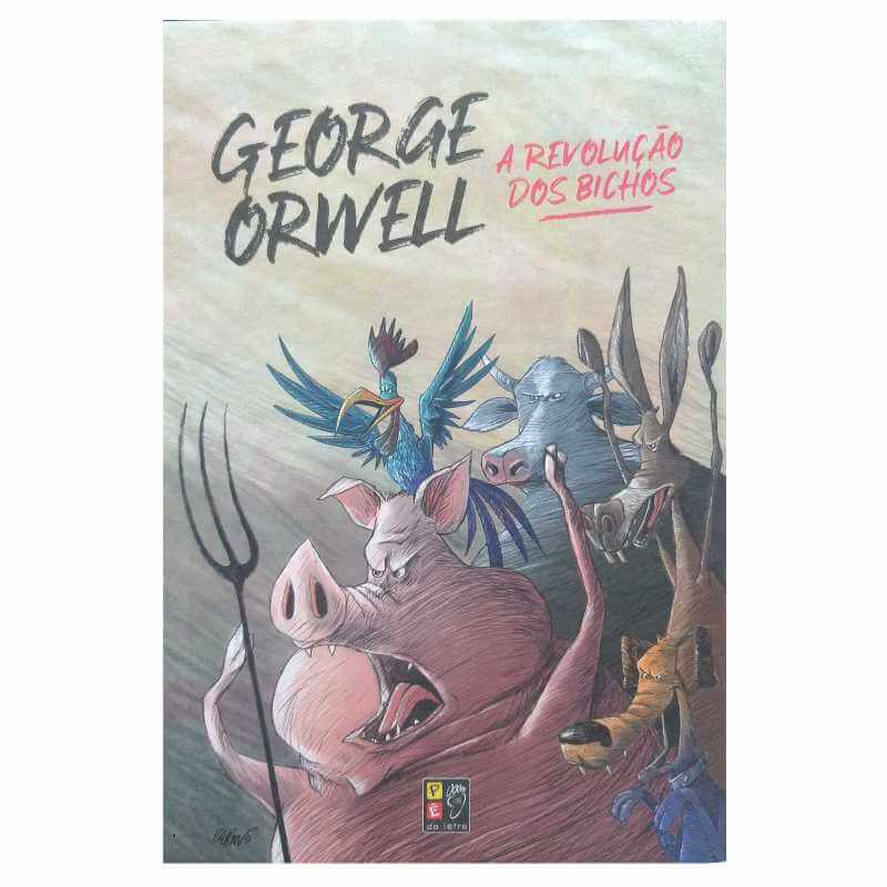Livro Físico A Revolução dos Bichos George Orwell Editora Pé da Letra