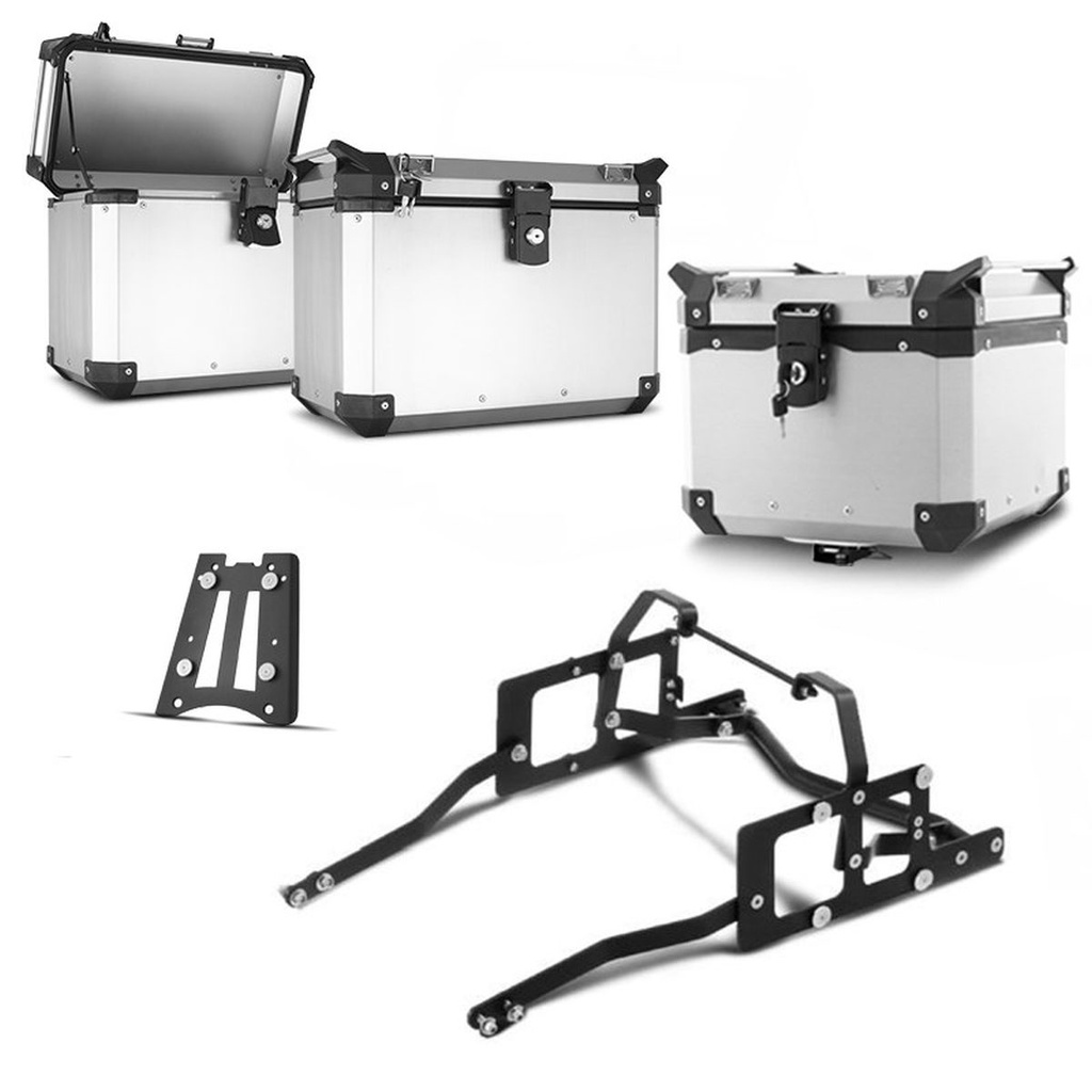 Kit Completo de Baús Bauletos Super Adventure Ténéré 660 2012 Peças e Acessórios Para Moto