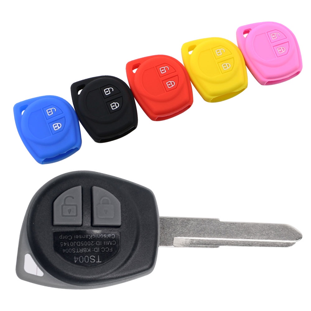 Capa Para Chaveiro De Silicone Carro Suzuki Alto Baleno Grand Liana SX4 Swift Vitara Acessórios