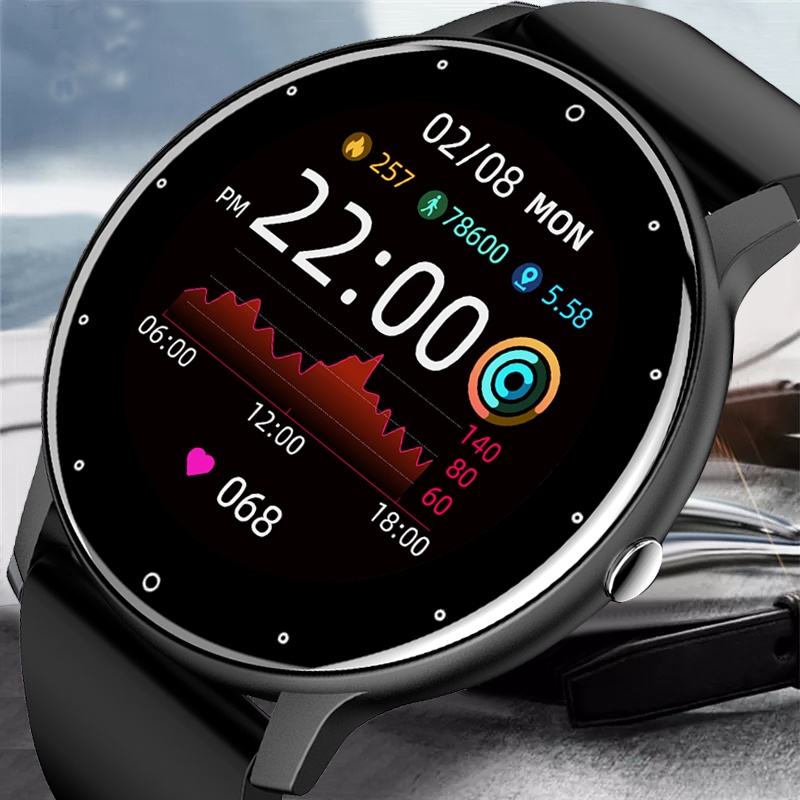 CanMixs 2023 Novo Relógio Inteligente Mulher Homem Fitness Esportivo Smartwatch Monitor De Ritmo Cardíaco Do Sono Relógios À Prova D'água Para IOS Android