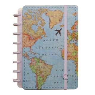 Caderno Inteligente A5 Mapa Mundi CIA52095 By Gocase